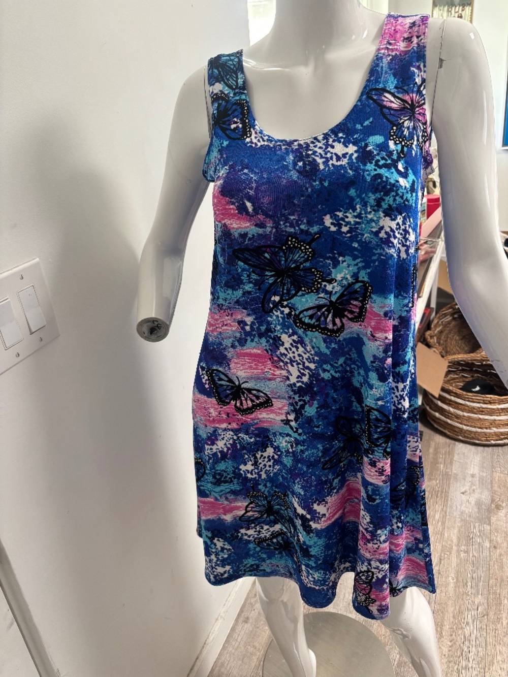 Jostar Lightweight Butterfly Pattern Dress